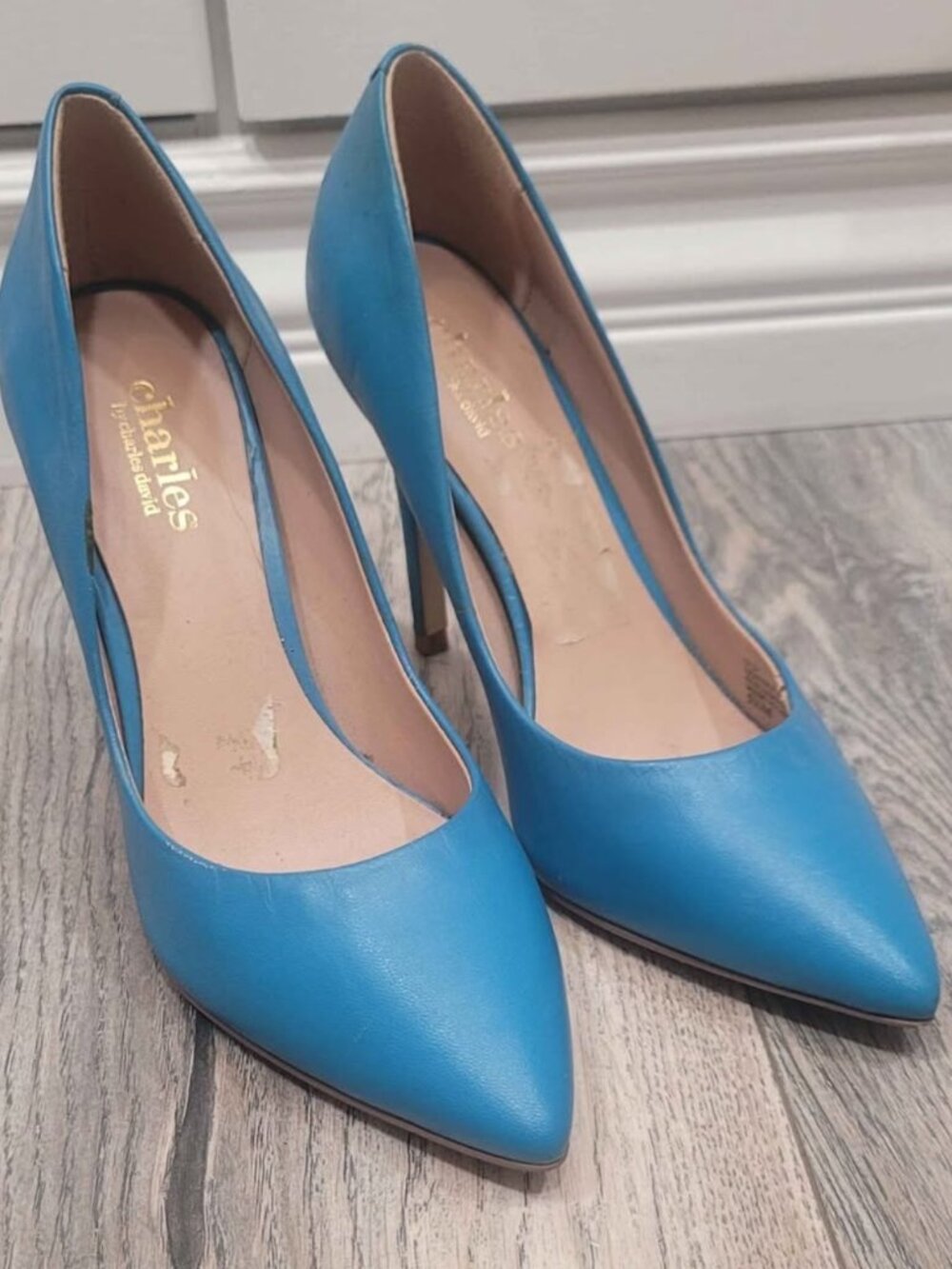 Blue heels